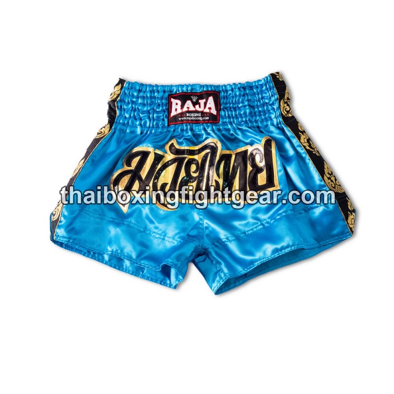 Raja Boxing pantalones cortos de Muay Thai Classic Turquesa | Muay Thai Shorts