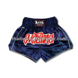 Raja Boxing pantalones cortos de Muay Thai Classic Azul Nocturno | Muay Thai Shorts
