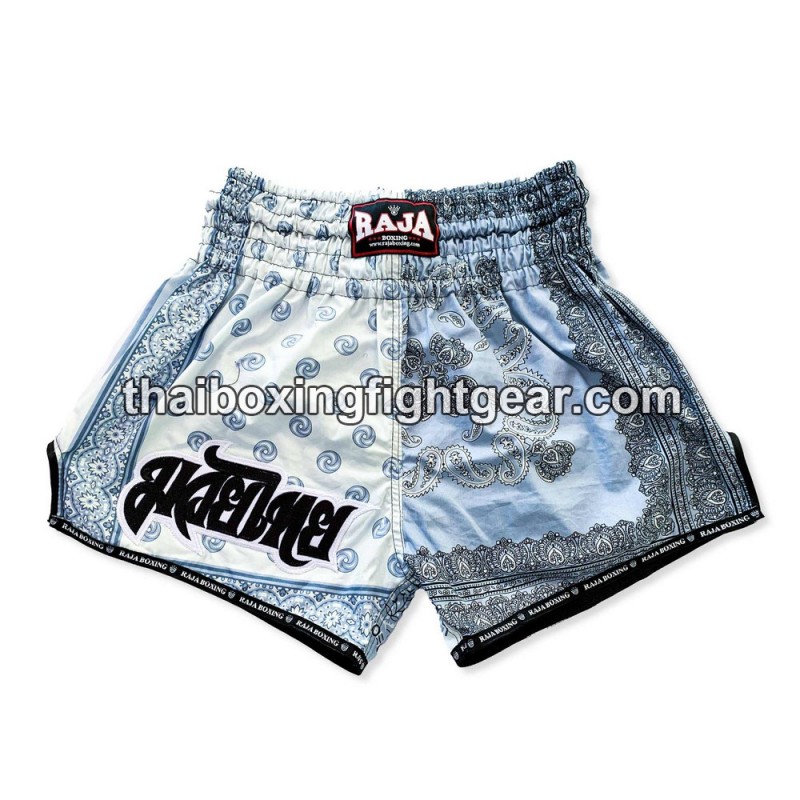 Raja Boxing pantalones cortos de Muay Thai "Indian Paisley LB" | Muay Thai Shorts