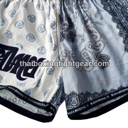 Raja Boxing pantalones cortos de Muay Thai "Indian Paisley LB" | Muay Thai Shorts