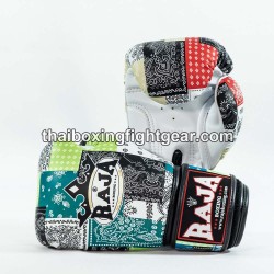 Raja Boxing Muay Thai Guantes de Boxeo Tailandés "Indian Paisley THR" | Guantes