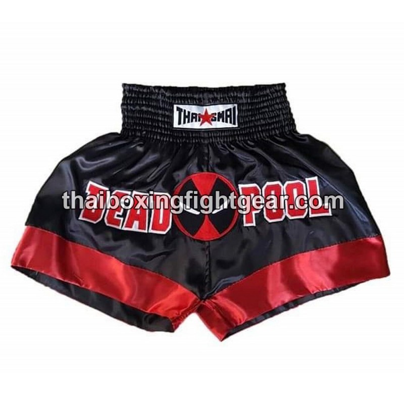 Pantalonés cortos de boxeo thailandés THAISMAI  "Deadpool" | Pantalone