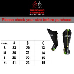 Espinilleras de Muay Thai Fairtex SP5 Cuero negro Fairtex - 5