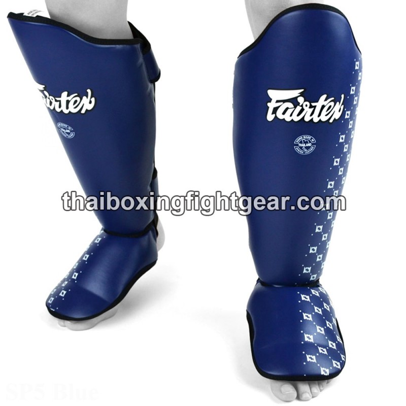 Espinilleras de Muay Thai Fairtex SP5 azul Fairtex - 1