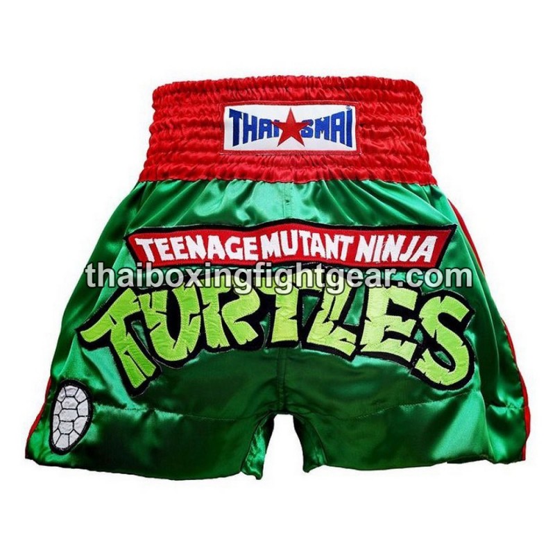 Pantalonés cortos de boxeo thailandés THAISMAI "Turtles" Thaismai - 1