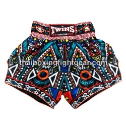TWINS PANTALONES CORTOS DE BOXEO TAILANDES "Indian" Twins - 1