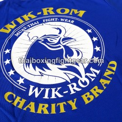 Wik-Rom Muay camiseta azul tailandesa | Camisetas Wik-Rom Muay camiseta azul tailandesa | Camisetas