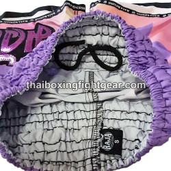 Raja Boxing pantalones cortos de Muay Thai "Rainbow Purple" Raja - 7