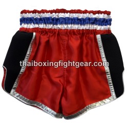 Pantalones cortos de boxeo tailandés Wik-Rom rojo /negro | Muay Thai Shorts Pantalones cortos de boxeo tailandés Wik-Rom rojo /negro | Muay Thai Shorts