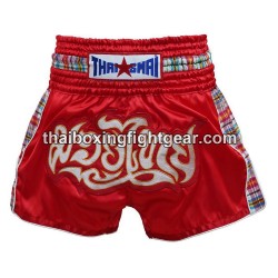 Pantalonés cortos de boxeo thailandés THAISMAI  "Paa Kao Maa Red" Thaismai - 1