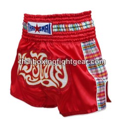 Pantalonés cortos de boxeo thailandés THAISMAI  "Paa Kao Maa Red" Thaismai - 2
