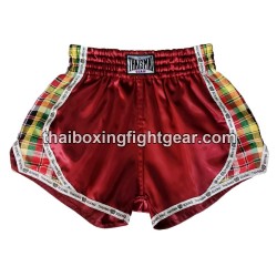Pantalonés cortos de boxeo thailandés THAISMAI  "Paa Kao Maa Dark Red" Thaismai - 1