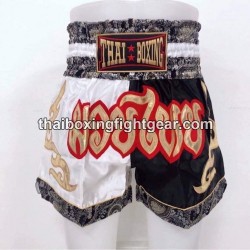 Pantalones cortos de boxeo tailandés: Thaiboxing Blanco y Rojo Thai Boxing - 1