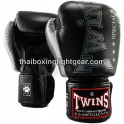 Guantes de Boxeo tailandés Twins "BGVL3-2TA Black" Twins - 1