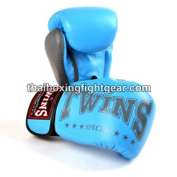 Guantes de Boxeo tailandés Twins "BGVL3-2TA Light Blue Grey" Twins - 1