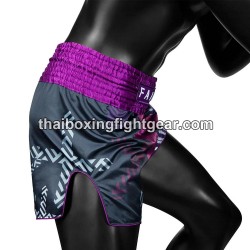 Pantalones cortos de Boxeo Muay Thai Fairtex X Future LAB Purple Fairtex - 3