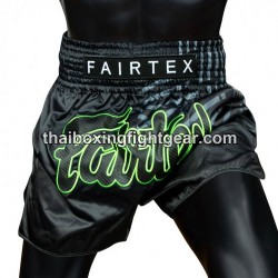 Pantalones cortos de Boxeo Muay Thai Fairtex BS1924 Racer Black Fairtex - 4