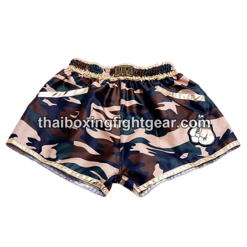 Pantalonés cortos de boxeo thailandés THAISMAI "FIGHT Camo" Thaismai - 1
