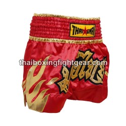 Pantalonés cortos de boxeo thailandés THAISMAI "Fire Red" Thaismai - 2
