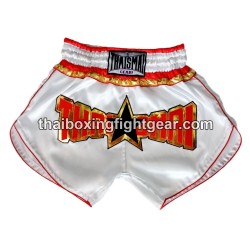 Pantalonés cortos de boxeo thailandés THAISMAI "Star Red" Thaismai - 1