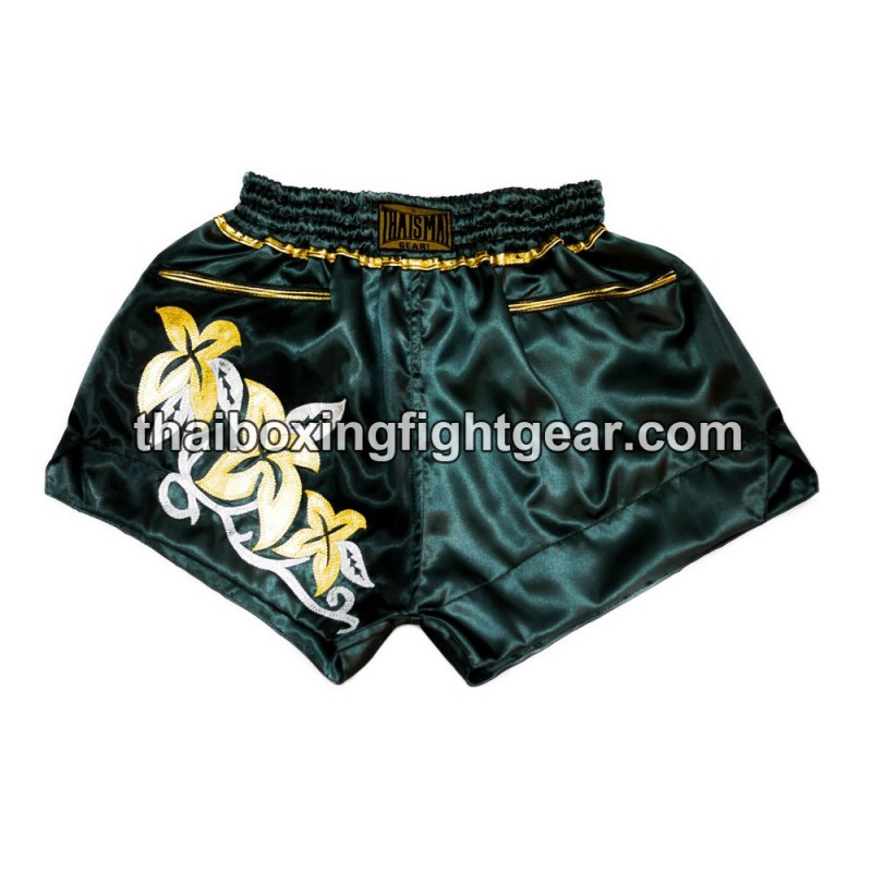 Pantalonés cortos de boxeo thailandés THAISMAI "Simple Flower" Thaismai - 1