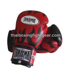Guantes de boxeo tailandés Thaismai BG124 "Fire Red" Thaismai - 1