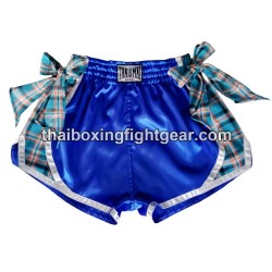 Pantalonés cortos de boxeo thailandés THAISMAI "Ribbon Blue" Thaismai - 1