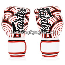 Guantes de boxeo tailandés Fairtex"BGV14 JAPANESE ART White" Fairtex - 2