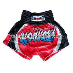 Pantalonés cortos de boxeo thailandés THAISMAI "Thai Flag Red" Thaismai - 1