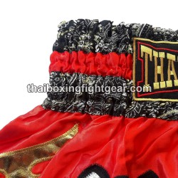 Pantalones cortos de boxeo tailandés: Thaiboxing Red/White | Muay Thai Shorts Pantalones cortos de boxeo tailandés: Thaiboxing Red/White | Muay Thai Shorts