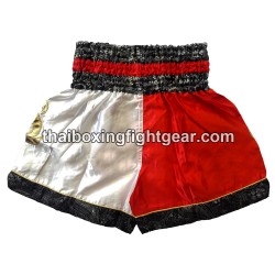 Pantalones cortos de boxeo tailandés: Thaiboxing Red/White | Muay Thai Shorts Pantalones cortos de boxeo tailandés: Thaiboxing Red/White | Muay Thai Shorts