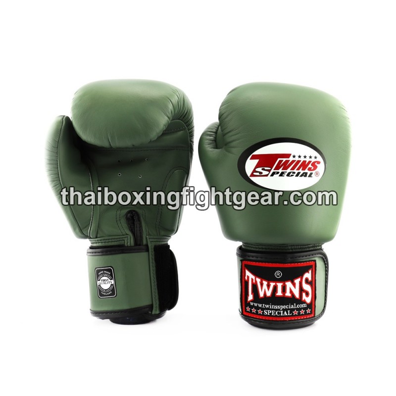 Guantes de boxeo Thai Children's Twins BGVS3 Sintético Olive Twins - 1