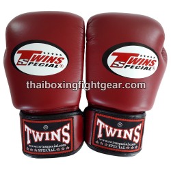 Guantes de boxeo tailandés twins infantiles BGVS3 Sintético  Granate Twins - 2
