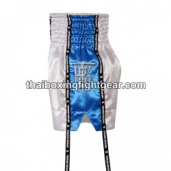 Muay Thai Boxing Shorts Top King TKTBS-201  blanco  cielo azul Top King - 2
