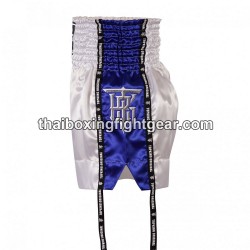Muay Thai Boxing Shorts Top King TKTBS-201 blanco azul Top King - 3