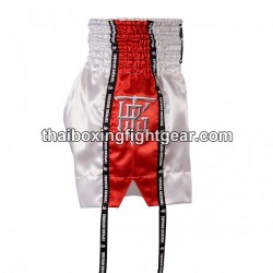 Muay Thai Boxing Shorts Top King TKTBS-201 blanco Rojo Top King - 4