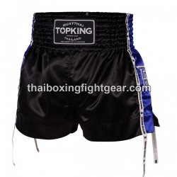 Muay Thai Boxing Shorts Top King TKTBS-202 Negro azul Top King - 1