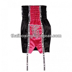 Muay Thai Boxing Shorts Top King TKTBS-202 Negro Rosa Top King - 3
