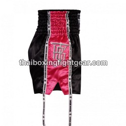 Muay Thai Boxing Shorts Top King TKTBS-202 Negro Rosa Top King - 4