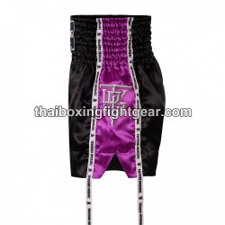 Muay Thai Boxing Shorts Top King TKTBS-201 Negro Morado Top King - 3