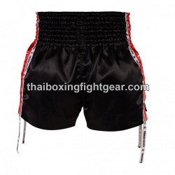 Muay Thai Boxing Shorts Top King TKTBS-202 Negro Rojo Top King - 2