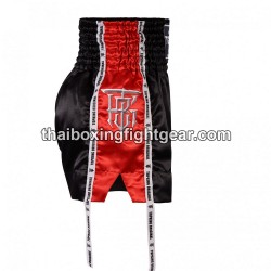 Muay Thai Boxing Shorts Top King TKTBS-202 Negro Rojo Top King - 4