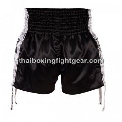Muay Thai Boxing Shorts Top King TKTBS-202 Negro Blanco Top King - 2