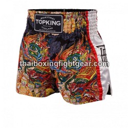 Muay Thai Boxing Shorts Top King TKTBS-205 blanco Top King - 1