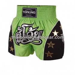 Muay Thai Boxing Shorts Top King TKTBS-208 Verde Top King - 1