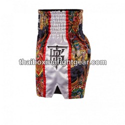 Muay Thai Boxing Shorts Top King TKTBS-206 blanco Top King - 3
