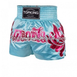 Muay Thai Boxing Shorts Top King TKTBS-210 Cielo azul Top King - 1