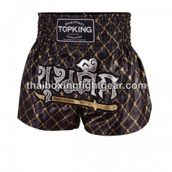 Muay Thai Boxing Shorts Top King TKTBS-213 Oro negro Top King - 1
