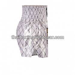 Muay Thai Boxing Shorts Top King TKTBS-213 plata blanca Top King - 4