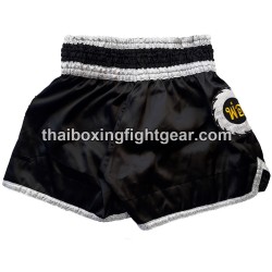 Pantalones cortos de boxeo thai Lumpinee en blanco y negro | Muay Thai Shorts Pantalones cortos de boxeo thai Lumpinee en blanco y negro | Muay Thai Shorts